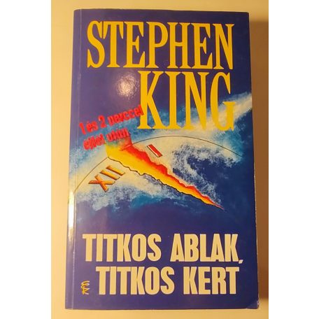 Stephen King: Titkos ablak, titkos kert (Első kiadás!)