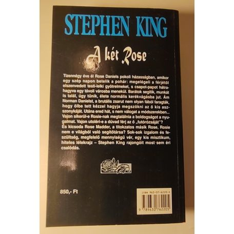 Stephen King: A két Rose (Első kiadás!)