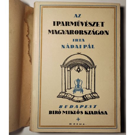 Nádai Pál: Az iparművészet Magyarországon (Védőtokban, védőborítóval)