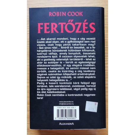 Robin Cook: Fertőzés