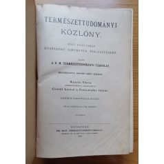   Csopey-Paszlavszky-Wartha: Természettudományi közlöny 1900. (33/2. kötet)