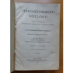   Csopey-Paszlavszky-Wartha: Természettudományi közlöny 1903. (35. kötet)