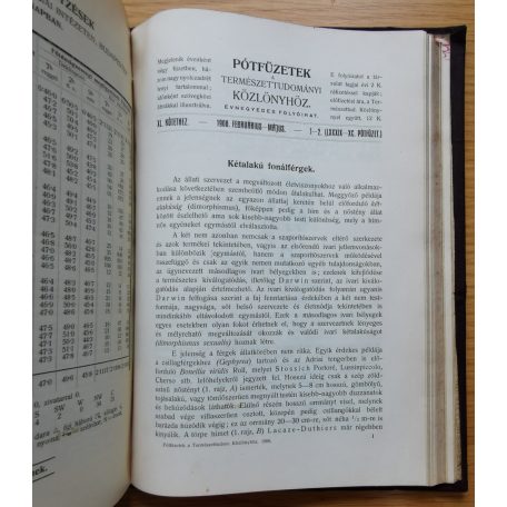 Wartha-Gorka-Ilosvay: Természettudományi közlöny 1908 (40. kötet)