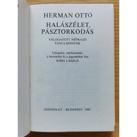 Herman Ottó: Halászélet, pásztorkodás
