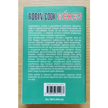 Robin Cook: Méreg