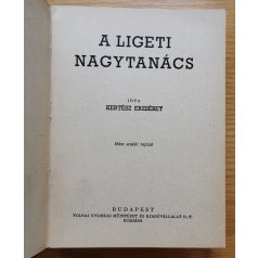 Kertész Erzsébet: A ligeti nagytanács