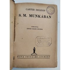   Carter Dickson: S. M. munkában (A NOVA Kalandos regényei 154.)