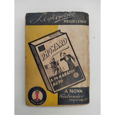 Frank L. Packard: Tigriskarom (A NOVA Kalandos regényei 124.)