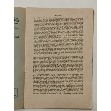 Magyar Sakkvilág XXXIV. évf. 9. sz. - 1949. szeptember