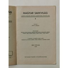 Magyar Sakkvilág XXXIV. évf. 12. sz. - 1949. december