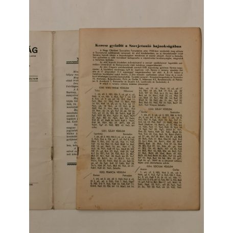 Magyar Sakkvilág XXXV. évf. 12. sz. - 1950. december