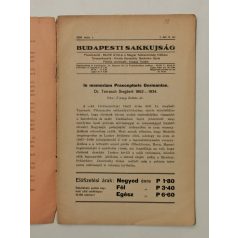 Budapesti Sakkujság I. évf. 2. sz. - 1934. március 1.