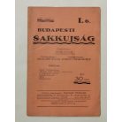 Budapesti Sakkujság I. évf. 6. sz. - 1934. május 1.