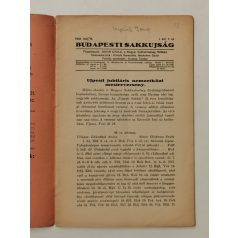 Budapesti Sakkujság I. évf. 7. sz. - 1934. május 15.