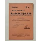 Budapesti Sakkujság I. évf. 8. sz. - 1934. június 1.