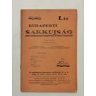 Budapesti Sakkujság I. évf. 14. sz. - 1934. szeptember 1.