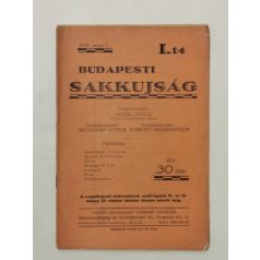 Budapesti Sakkujság I. évf. 14. sz. - 1934. szeptember 1.