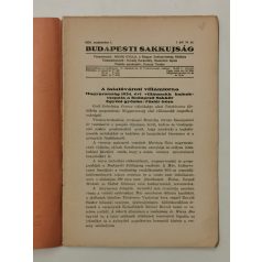 Budapesti Sakkujság I. évf. 14. sz. - 1934. szeptember 1.