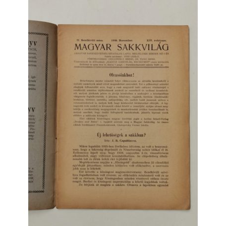 Chalupetzky Ferenc (szerk.): A sakk jelene és jövője