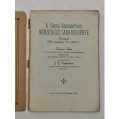   Chalupetzky Ferenc - Tóth László (szerk.): A siesta-szanatórium nemzetközi sakkversenye