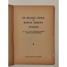 Dr. Balogh János és Barcza Gedeon játszmái (Magyar Sakkvilág Könyvtára XVII.)