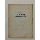 Szabó László: A IX. magyar sakkbajnokság (A magyar sakkélet könyvei)