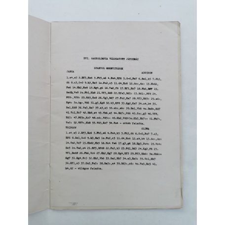 Válogatott játszmák a tel-avivi sakkolimpiáról