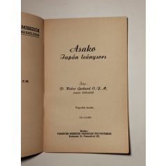 Huber Gerhard: Asako (Ferences Világmissziók 3.)
