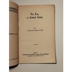   Kiao Lin János: Tu Fu, a kínai kém (Ferences Világmissziók 27.)