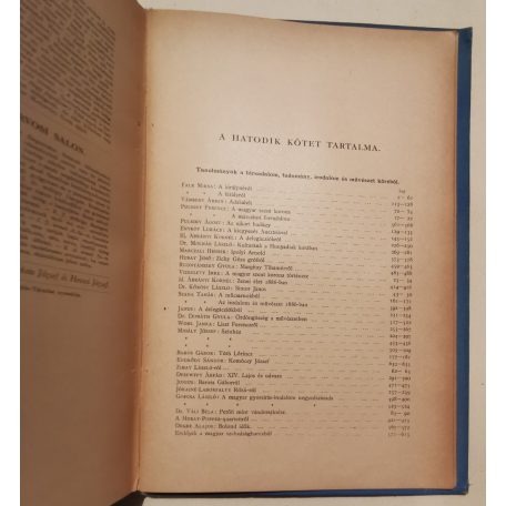 Fekete József és Hevesi József (szerk.): Magyar Salon képes havi folyóirat IV. évfolyam (1887) - VI. kötet