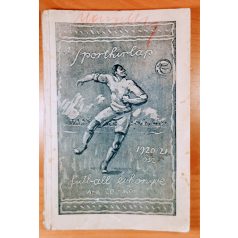   Földessy János, Dr Ifj. (szerk.): A sporthirlap futball évkönyve 1920-21 ősz