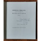 Borsos Miklós szobrászművész kiállítása 1957 (Dedikált)