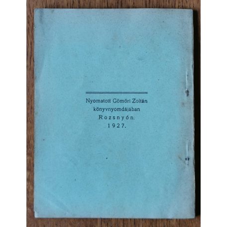 Magyar Barát - A Barázda Könyvtára 1. szám