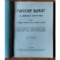 Magyar Barát - A Barázda Könyvtára 2. szám