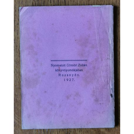 Magyar Barát - A Barázda Könyvtára 3. szám