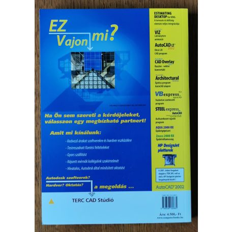 Pintér Miklós: AutoCAD tankönyv és példatár I-II.