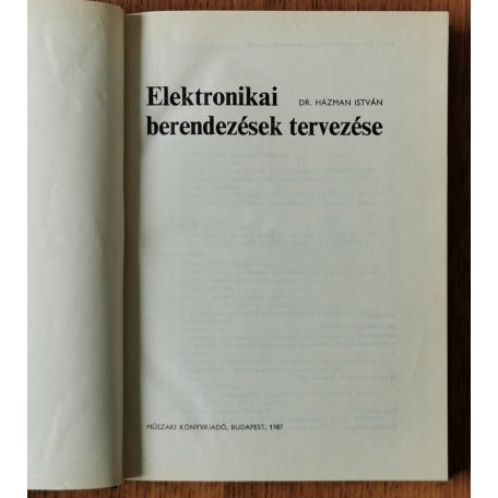 Házman István, Dr.: Elektronikai berendezések tervezése