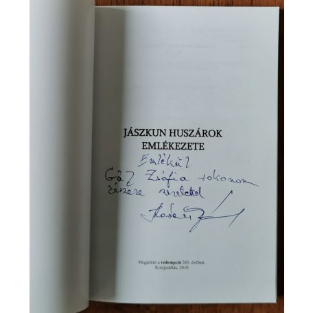 Kovács József: Jászkun huszárok emlékezete (Dedikált)