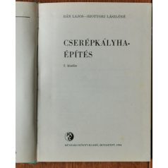 Bán Lajos Szotyori Lászlóné: Cserépkályha-építés