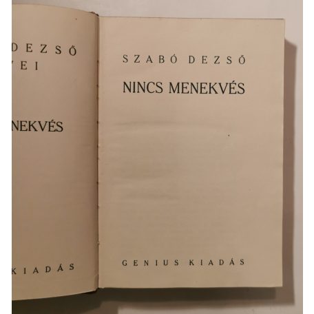 Szabó Dezső: Nincs menekvés