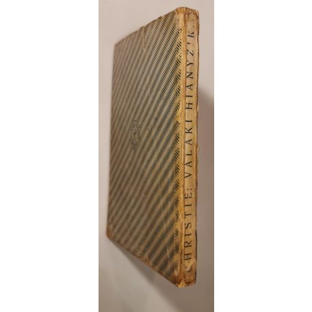 Agatha Christie: Valaki hiányzik... (1. kiadás)