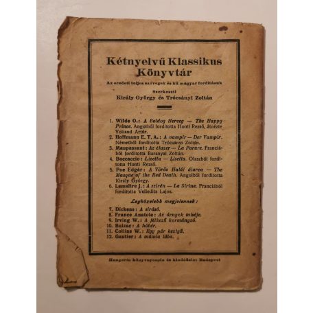 Guy de Maupassant: Az ékszer / La Parure (Kétnyelvű Klassikus Könyvtár 3.)