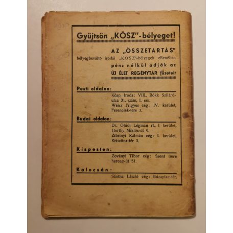 Máthé Lajos: Hadüzenet (Új Élet Regénytár 99.)