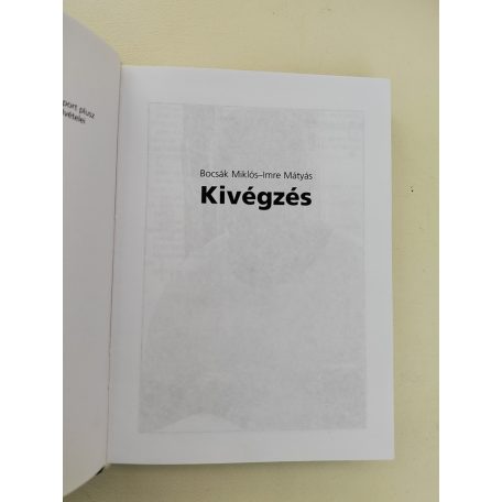 Bocsák Miklós – Imre Mátyás: Kivégzés