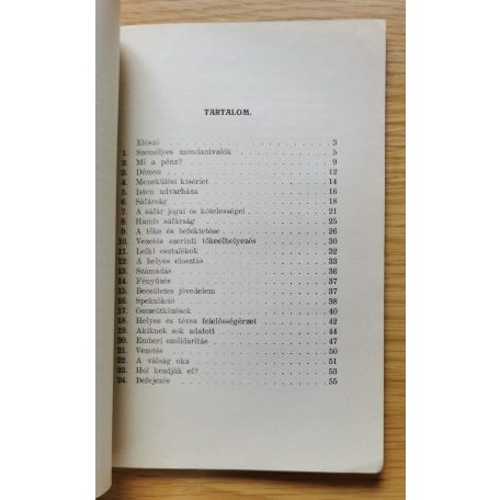 Oehler W. J.: A pénz ura