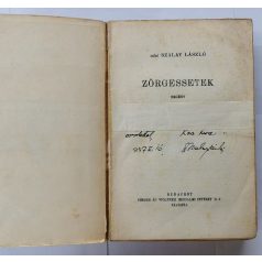 Zalai Szalay László: Zörgessetek (dedikált)