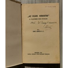   Lenz János S. J.: Az egek hirdetik. A világűrben Isten nyomain - (dedikált)