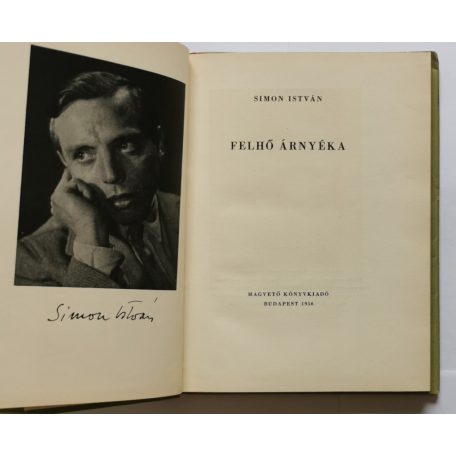Simon István: Felhő árnyéka - Dedikált