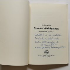   Szalva Péter, Dr.: Szentesi zöldségfajták nemesítésének eredményei - Dedikált