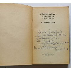 Bözödi György: Nyugtalan pásztorok - Dedikált